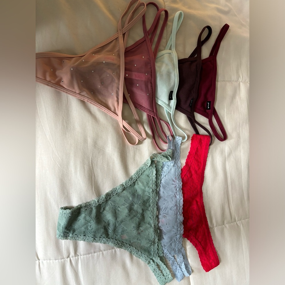 NWT 8 SEXY & CUTE PINK PANTIES!!! ALL MEDIUM!!